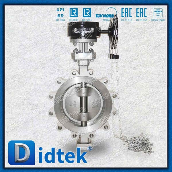 Triple Offset Lug Butterfly Valve-10 '' CF8 سلسلة سلسلة