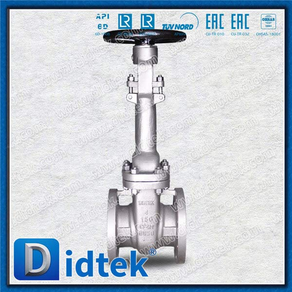 API600 -52 ℃ صمام البوابة المبردة مع مواد المادة A351 -CF8M رقم 10