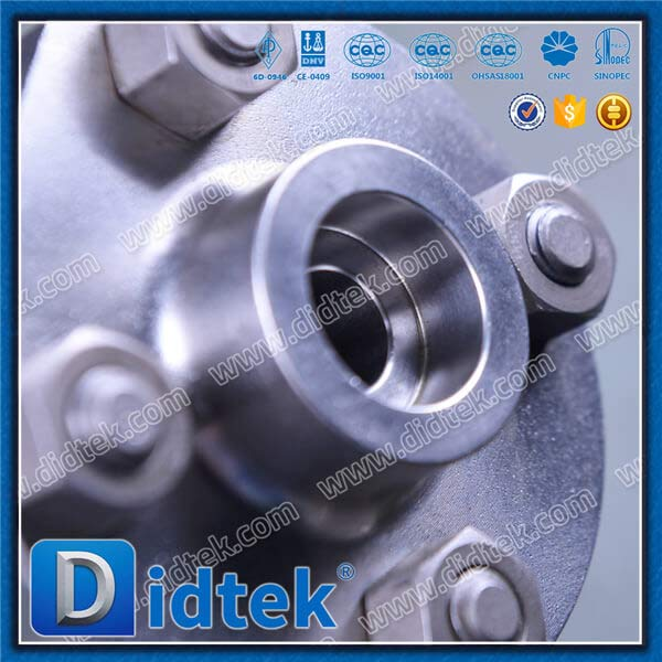 T Port Duplex Steel Alloy 20 Three Way Ball Valve