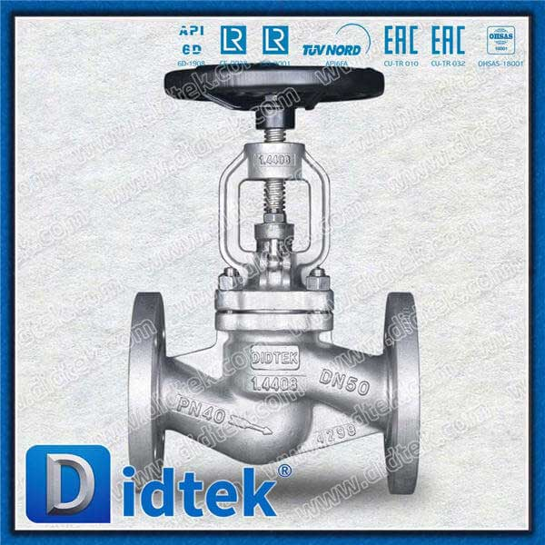 DIN Standard Flange Globe Check Valve