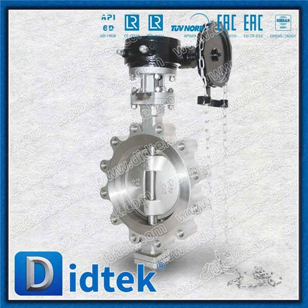 Triple Offset Lug Butterfly Valve-10 '' CF8 سلسلة سلسلة