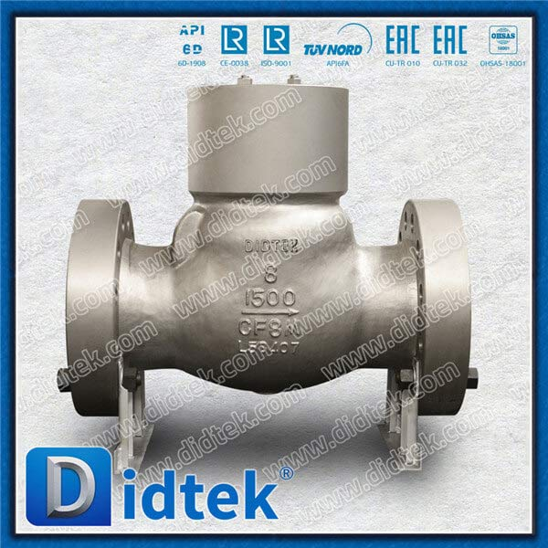 RTJ ضغط ختم CF8M Swing Valve