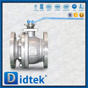 مقعد PTFE بتصميم كامل التجويف وصمام كروي مانع للتسرب