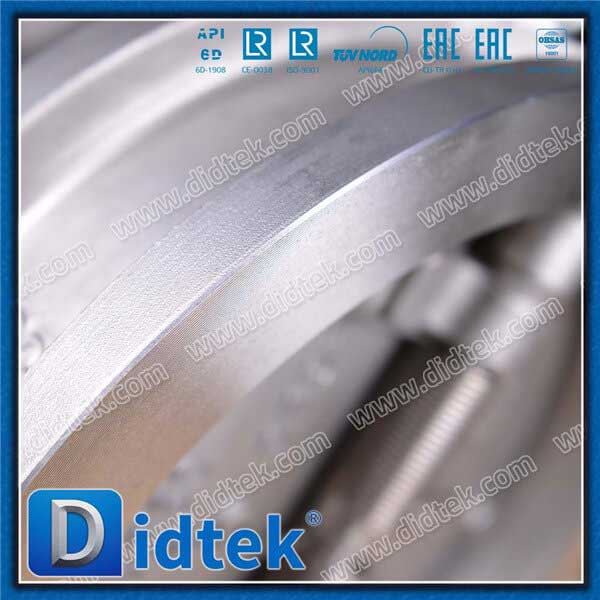 وجهاً لوجه لوجه DIN CF8 DN350 PN16 صمام فحص الرقاقة