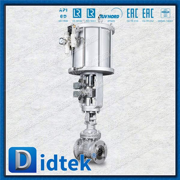 صمام بوابة WCB الهوائية مع مفتاح الحد 2