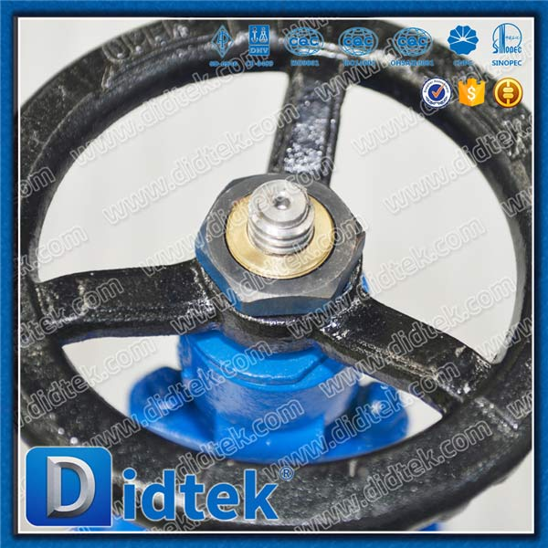 DIN GATE VALVE-DN65 ، WCB ، عجلة اليد ، شفة