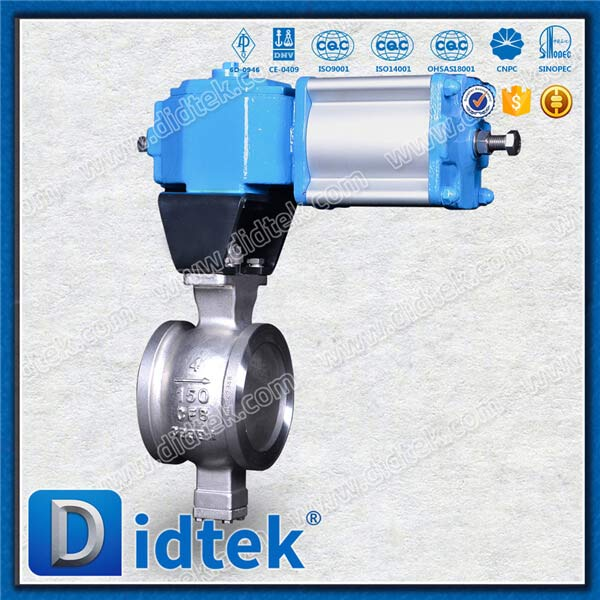 V Port Segment Seal Seal V-Ball Valve Wuth Crankshaving Connecting Rod Pneumatic Actuator