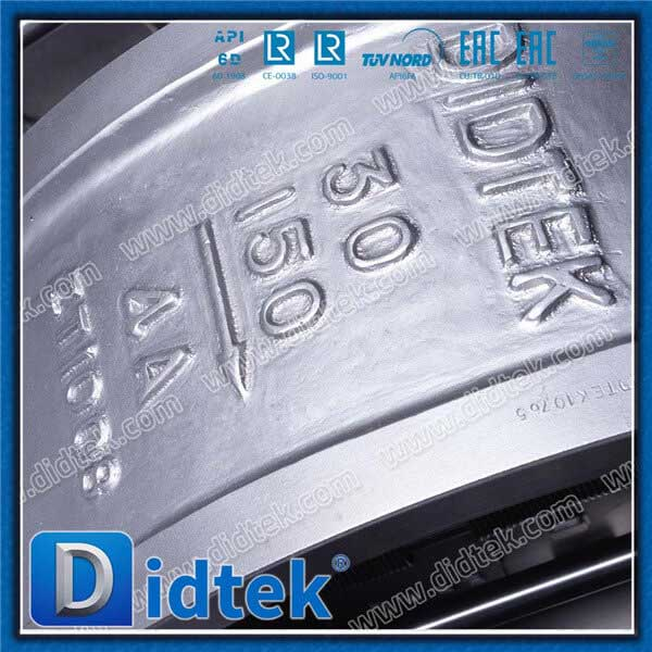 Duplex Steel 4A Series B Flange Dual Plate Wefer Valve