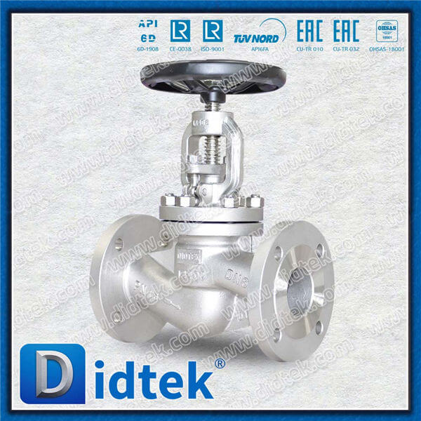 Din Globe Valve-DN50 1.4408 Hand Wheel Hlange