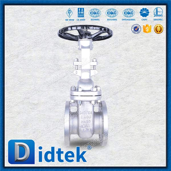 DIN GATE VALVE-DN80 ، CF8 ، عجلة اليد ، شفة