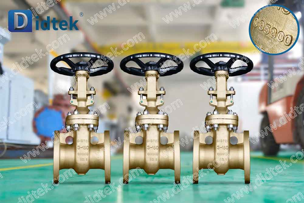 DIDTEK الألومنيوم البرونز C95800 TRIM MONEL GATE VALVE