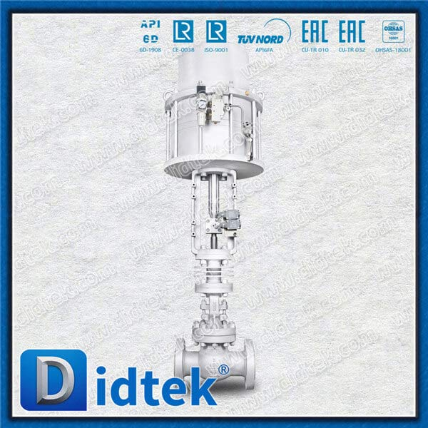 Steam WC6 3 '' Pneumatic Relanged Globe Valve