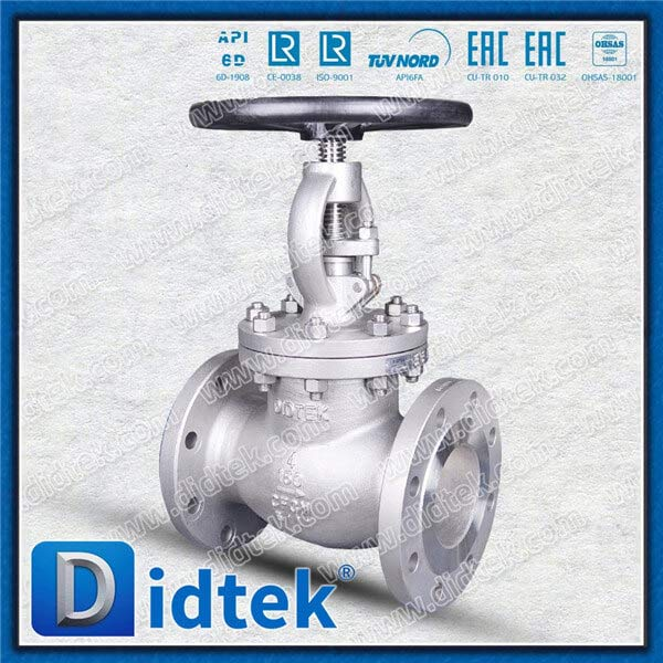 توربينات الغاز SS316L CF3M GLOBE VALVE