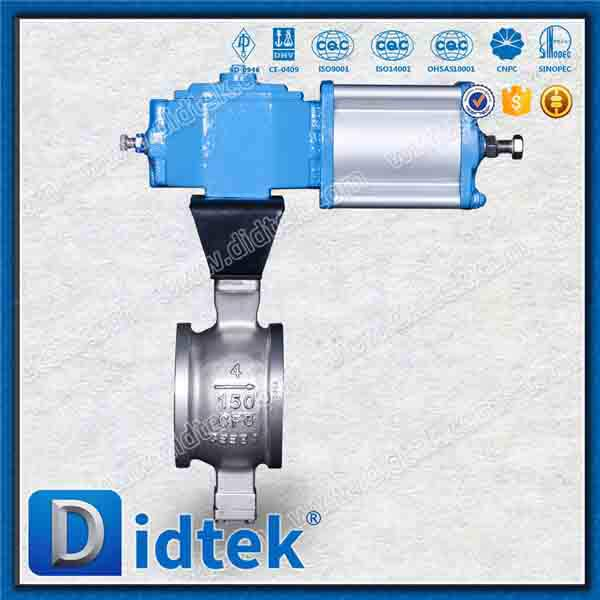 V Port Segment Seal Seal V-Ball Valve Wuth Crankshaving Connecting Rod Pneumatic Actuator