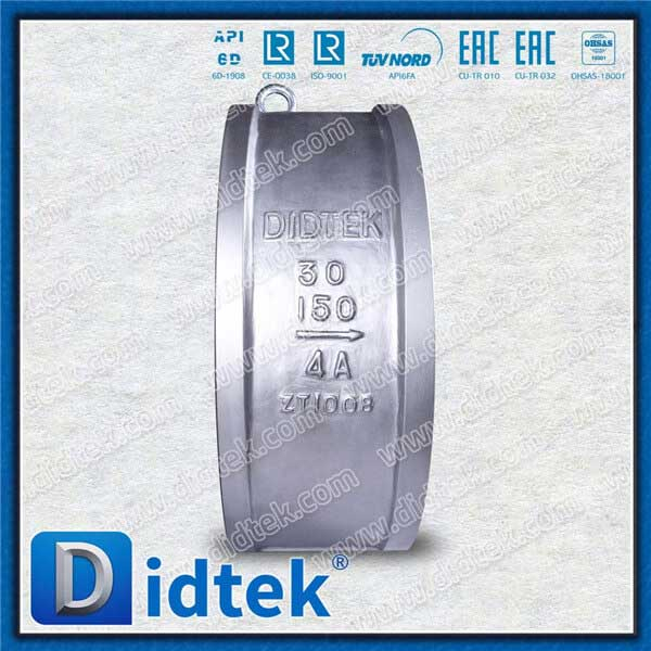 Duplex Steel 4A Series B Flange Dual Plate Wefer Valve