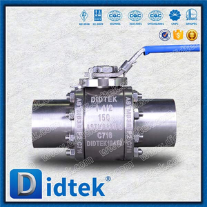 ASTM B381 F2 Titanium Supper Seder Sloy Froged Ball Valve