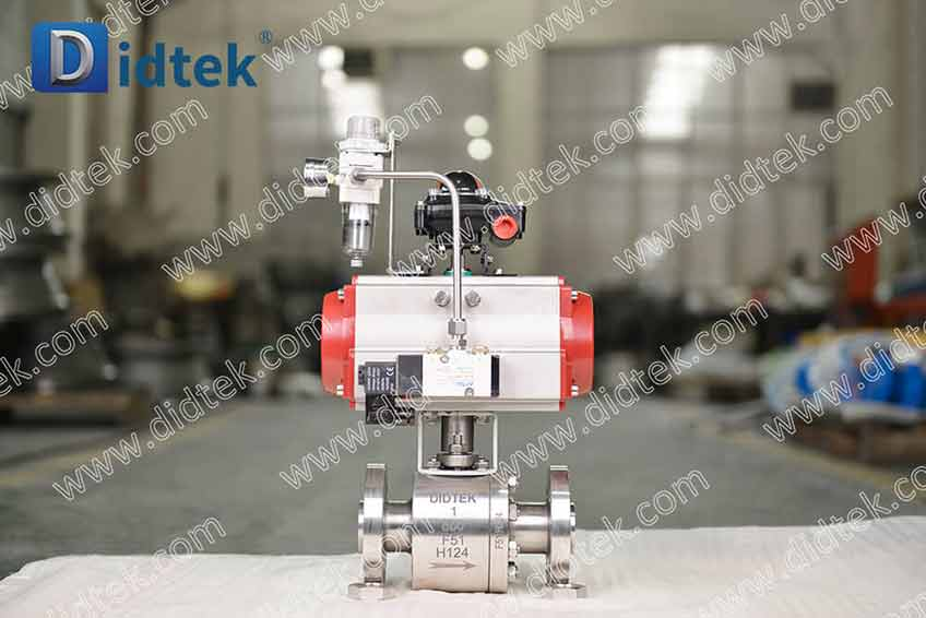 DIDTEK PNEUMATIC F51 Material Duplex Steel Metal Seat Valve