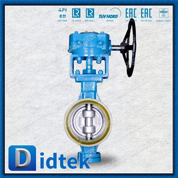 Triple Offset بعقب صمام الفراشة RT لإنهاء BW