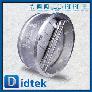 Duplex Steel 4A Series B Flange Dual Plate Wefer Valve