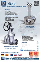 DISTEK VALVE World Journal April-LNG Ball Valve & Pressure Seal Gate Valve