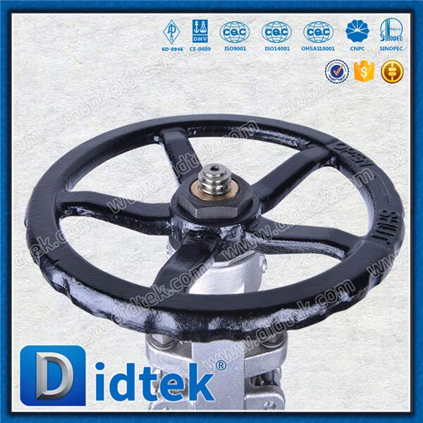 DIN GATE VALVE-DN80 ، CF8 ، عجلة اليد ، شفة