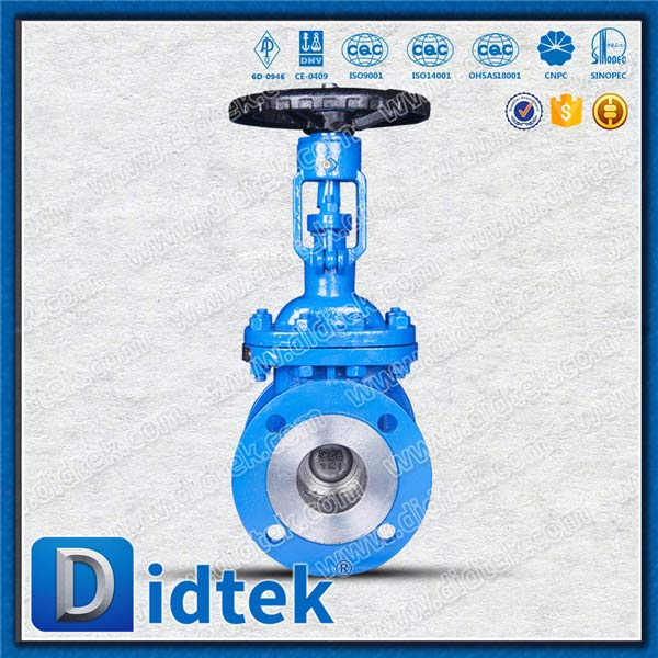 DIN GATE VALVE-DN65 ، WCB ، عجلة اليد ، شفة