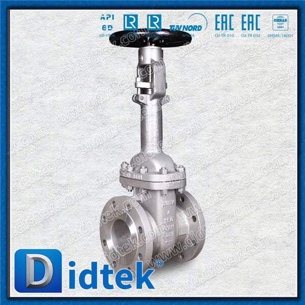 API600 -52 ℃ صمام البوابة المبردة مع مادة A351-CF8M رقم 10