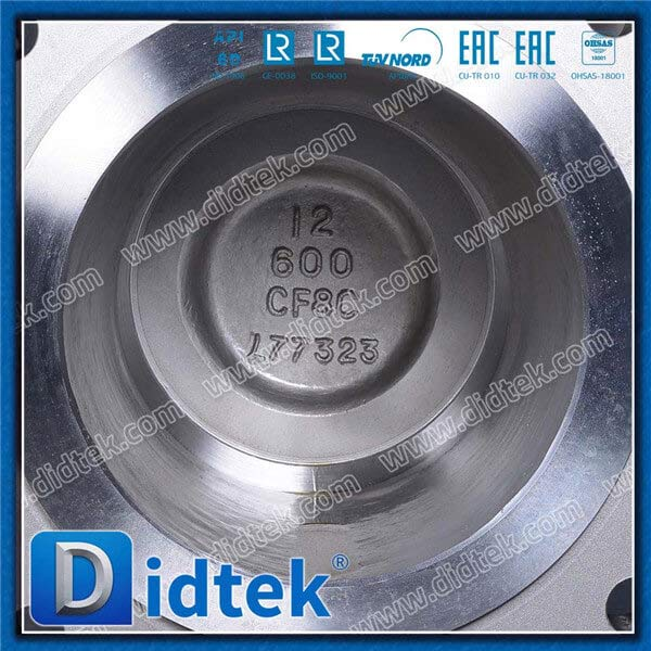 الفولاذ المقاوم للصدأ CF8C 12 '600lb Bevel Gear RF Gate Valve