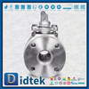 الصمام الكروي العائم ذو المقعد المنخفض JIS 5K PTFE