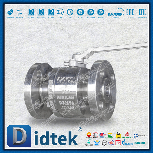 صمام كروي عائم مقاوم للتآكل من Monel Subsea Marine