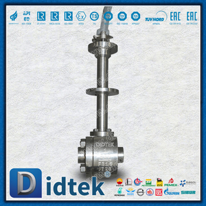 مقعد PCTFE المبرد F316 صمام الكرة الملحومة المقبس
