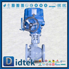 محرك كهربائي مقاوم للانفجار ATEX 200 ℃ نظرة خاطفة صمام كروي كهربائي بمقعد