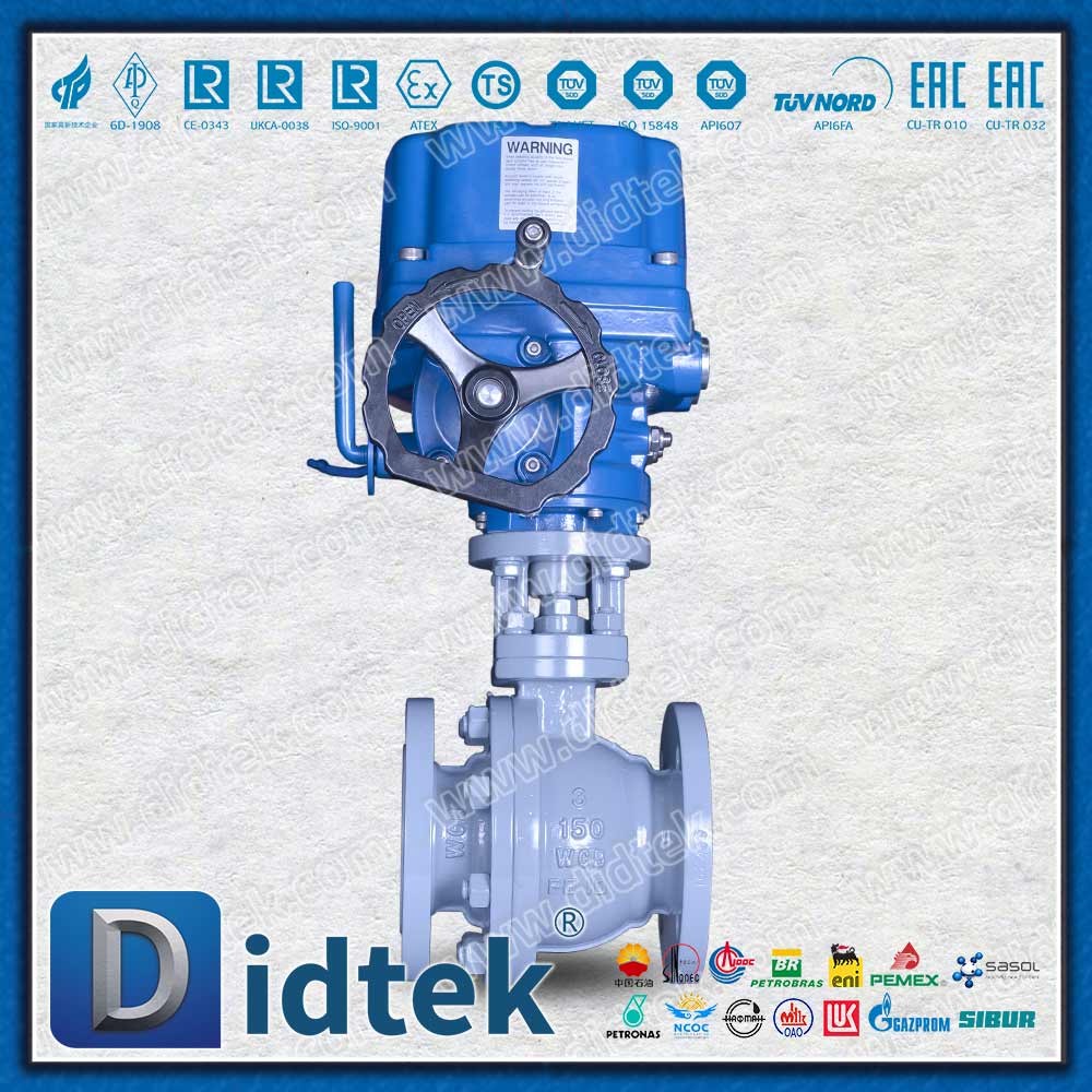 محرك كهربائي مقاوم للانفجار ATEX 200 ℃ نظرة خاطفة صمام كروي كهربائي بمقعد