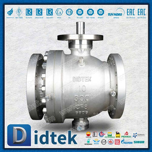 فئة 300 CF8 مزورة 2 قطعة صمام كروي معدني جالس