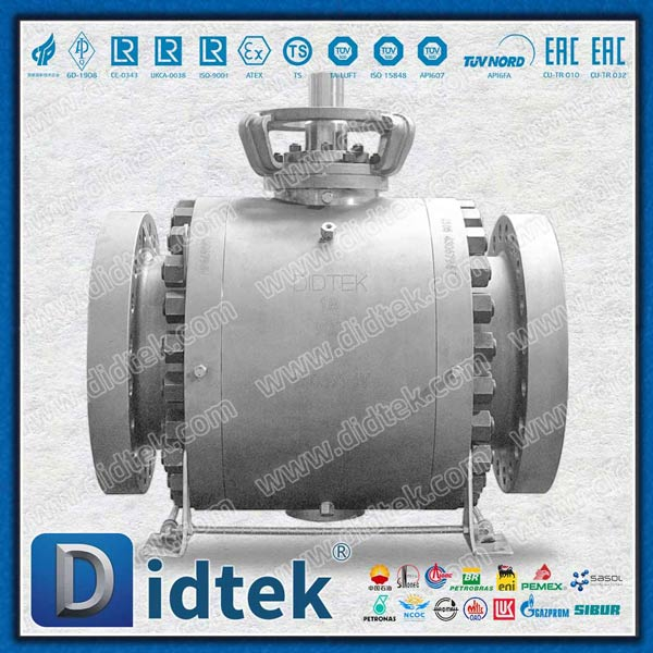 18 '' 'Class 900 ISO 5211 3pc Trunnion Ball Valves