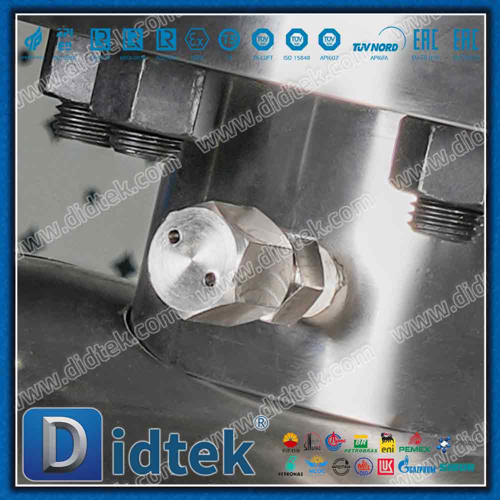 Inconel Alloy625 شفة الختم Elgiloy صمام كروي مرتكز الدوران