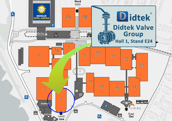 Didtek Valve World Expo & Conference دعوة الموقف 1 S