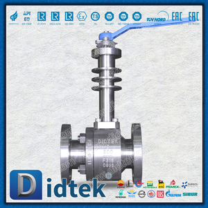 F316 545 ℃ ارتفاع درجة حرارة زعانف التبريد المعدنية إلى صمام الكرة العائمة المعدنية