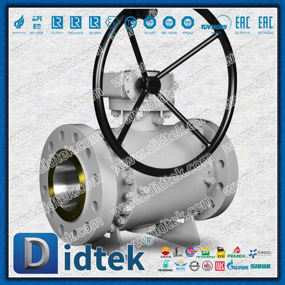 دودة العتاد 600LB صمام الكرة الصلب مزورة