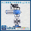 هوائي سريع الفتح وإغلاق نصف مقعد Ni55 Ni60 Ball V-Ball Valve