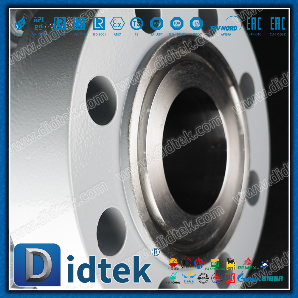 Didtek 4130 Flange FC مشغل هوائي واحد API6A صمام كروي فولاذي مزورة