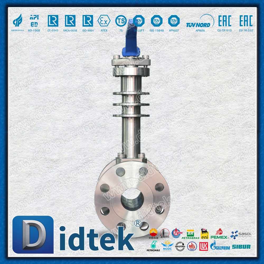 F316 545 ℃ ارتفاع درجة حرارة زعانف التبريد المعدنية إلى صمام الكرة العائمة المعدنية