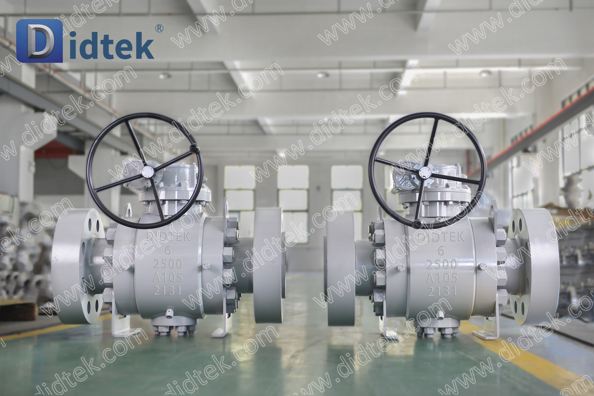 Didtek Flange 6 بوصة 2500LB صمامات كروية DBB مزورة