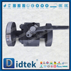 A105 1500LB ارتفاع ضغط الفوسفات حماية التآكل المعادن يجلس صمام الكرة العائمة 