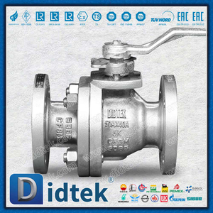 الصمام الكروي العائم ذو المقعد المنخفض JIS 5K PTFE