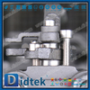3 قطع A105N صمام كروي معزز بخيط مقعد PTFE