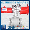 Didtek 4130 Flange FC مشغل هوائي واحد API6A صمام كروي فولاذي مزورة