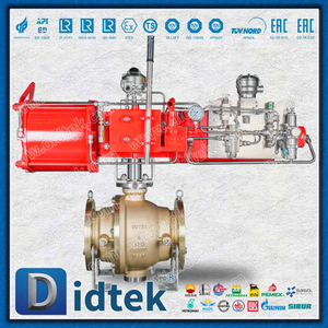 الهندسة البحرية صمام كروي من الألومنيوم البرونزي أحادي المفعول C95800 مرتكز الدوران