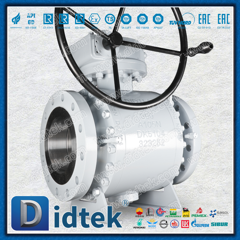 ASTM A105N تراكب اللحام UNS N06625 + TCC صمام الكرة مرتكز الدوران 