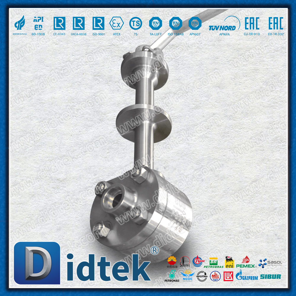 مقعد PCTFE المبرد F316 صمام الكرة الملحومة المقبس
